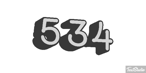 534 Metin efekti