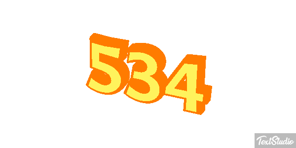534 Metin efekti