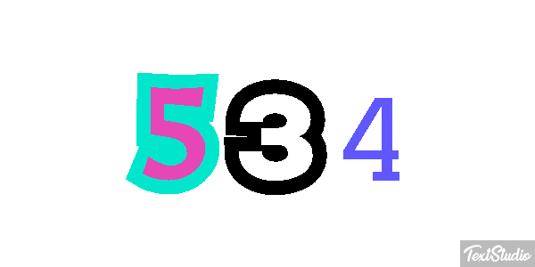 534 Metin efekti