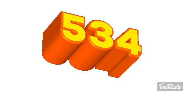 534 Metin efekti