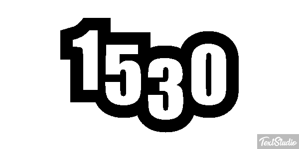 1530 Text effect