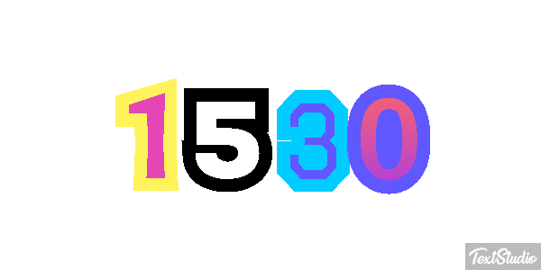 1530 Text effect