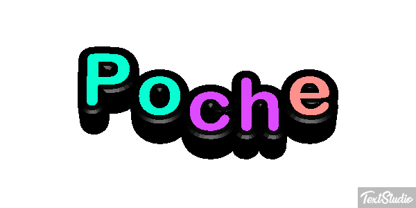 Poche テキスト効果