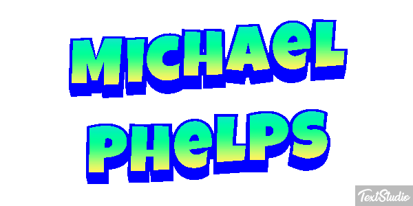 Michael Phelps Effet de texte