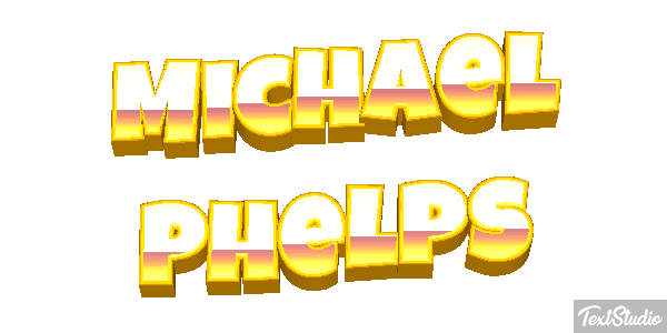 Michael Phelps Effet de texte