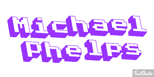 Michael Phelps Effet de texte