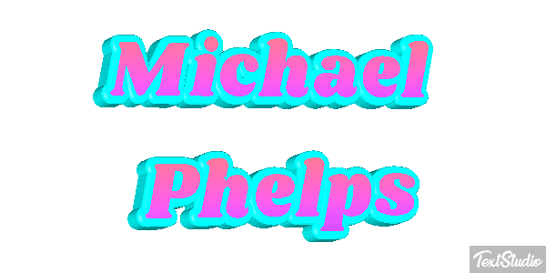 Michael Phelps Effet de texte