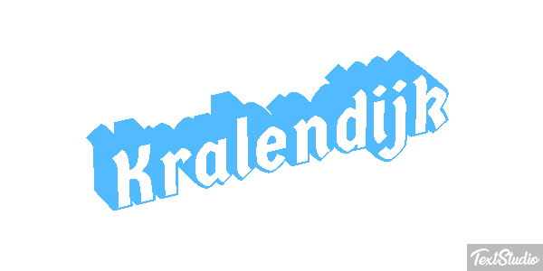 Kralendijk Effetto testo