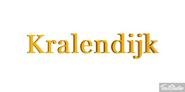 Kralendijk Effetto testo