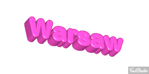 Warsaw Effetto testo