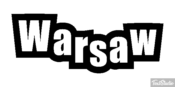 Warsaw Effetto testo