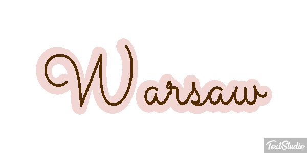 Warsaw Effetto testo