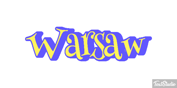 Warsaw Effetto testo