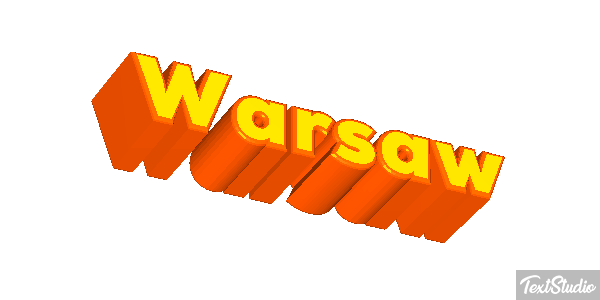 Warsaw Effetto testo