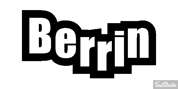 Berrin Text effect