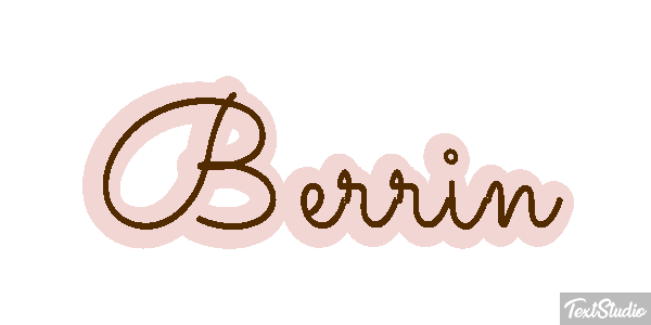 Berrin Text effect