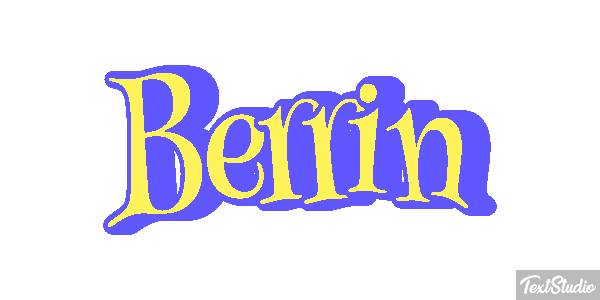 Berrin Text effect