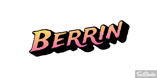 Berrin Text effect