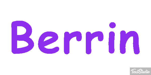 Berrin Text effect