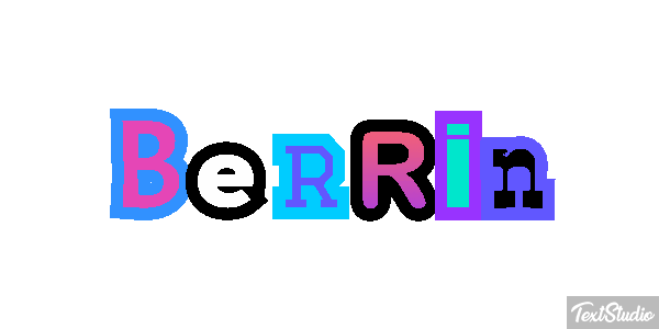 Berrin Text effect