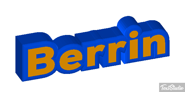 Berrin Text effect