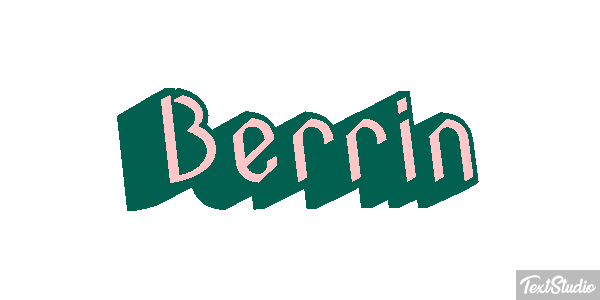 Berrin Text effect