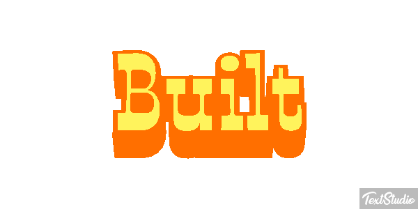 Built Efekt tekstowy
