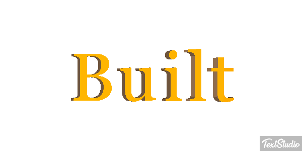 Built Efekt tekstowy