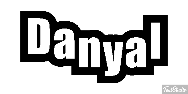 Danyal Text effect