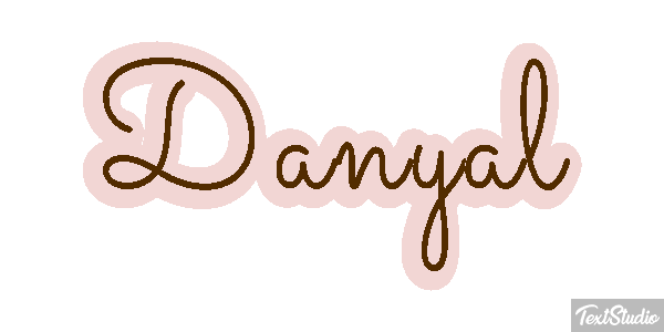 Danyal Text effect
