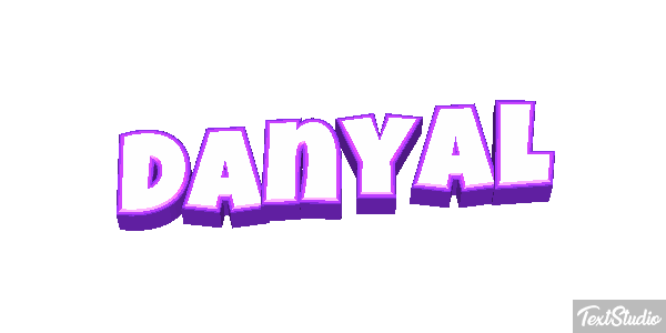 Danyal Text effect