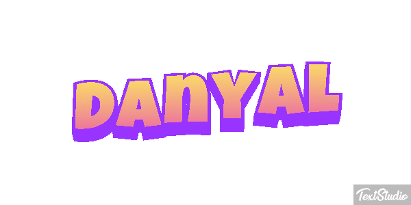Danyal Text effect