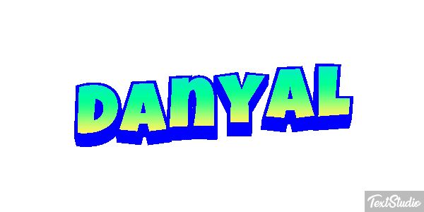 Danyal Text effect