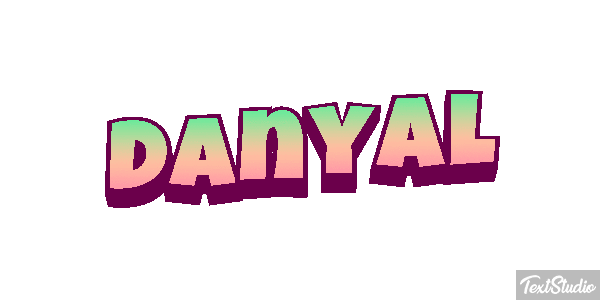 Danyal Text effect