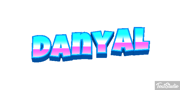 Danyal Text effect