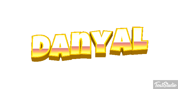 Danyal Text effect