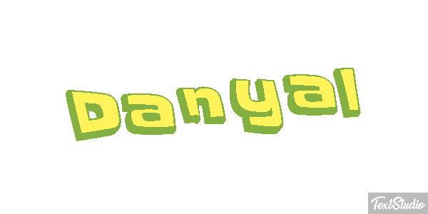 Danyal Text effect