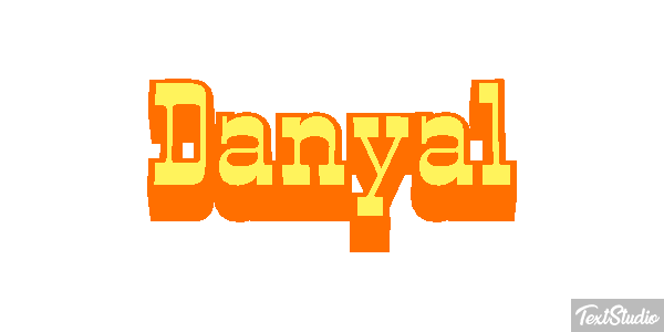 Danyal Text effect
