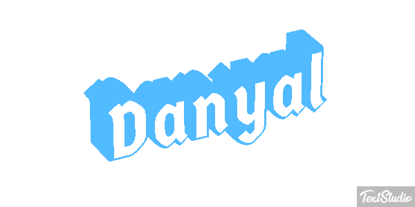 Danyal Text effect