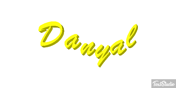 Danyal Text effect