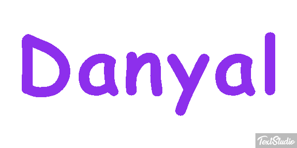Danyal Text effect