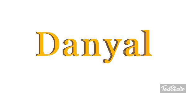Danyal Text effect