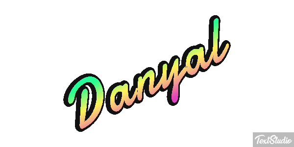 Danyal Text effect