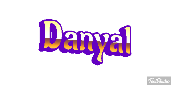 Danyal Text effect