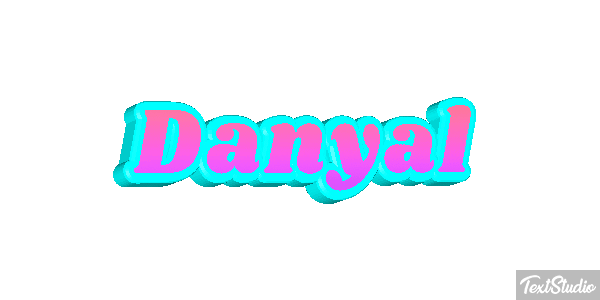 Danyal Text effect