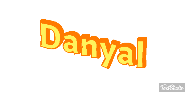 Danyal Text effect