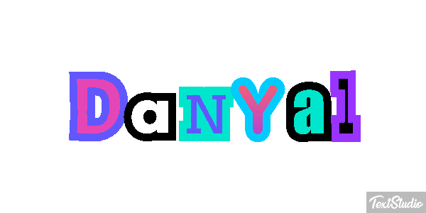 Danyal Text effect
