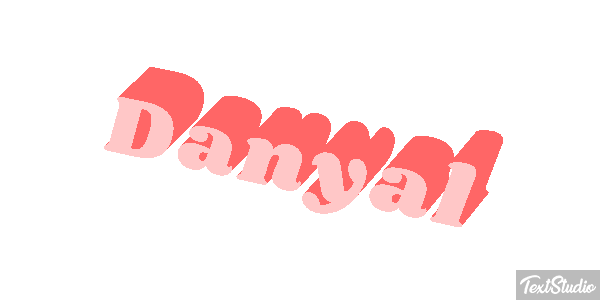 Danyal Text effect