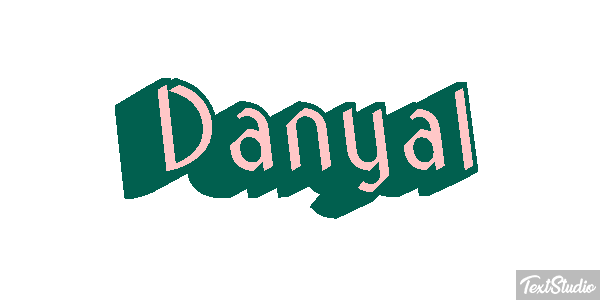 Danyal Text effect