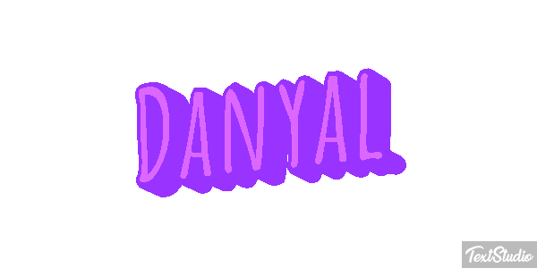 Danyal Text effect